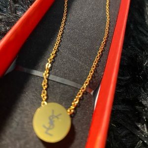 18k Gold Plated stainless steel Fashion Jewelry ysl Style